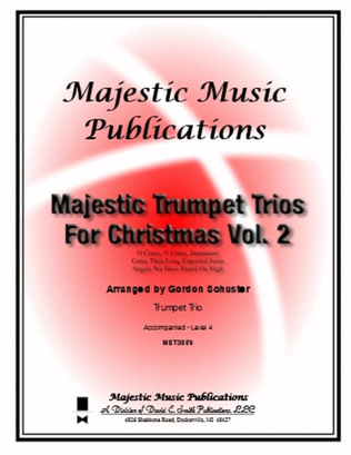 Majestic Trumpet Trios For Christmas Vol. 2