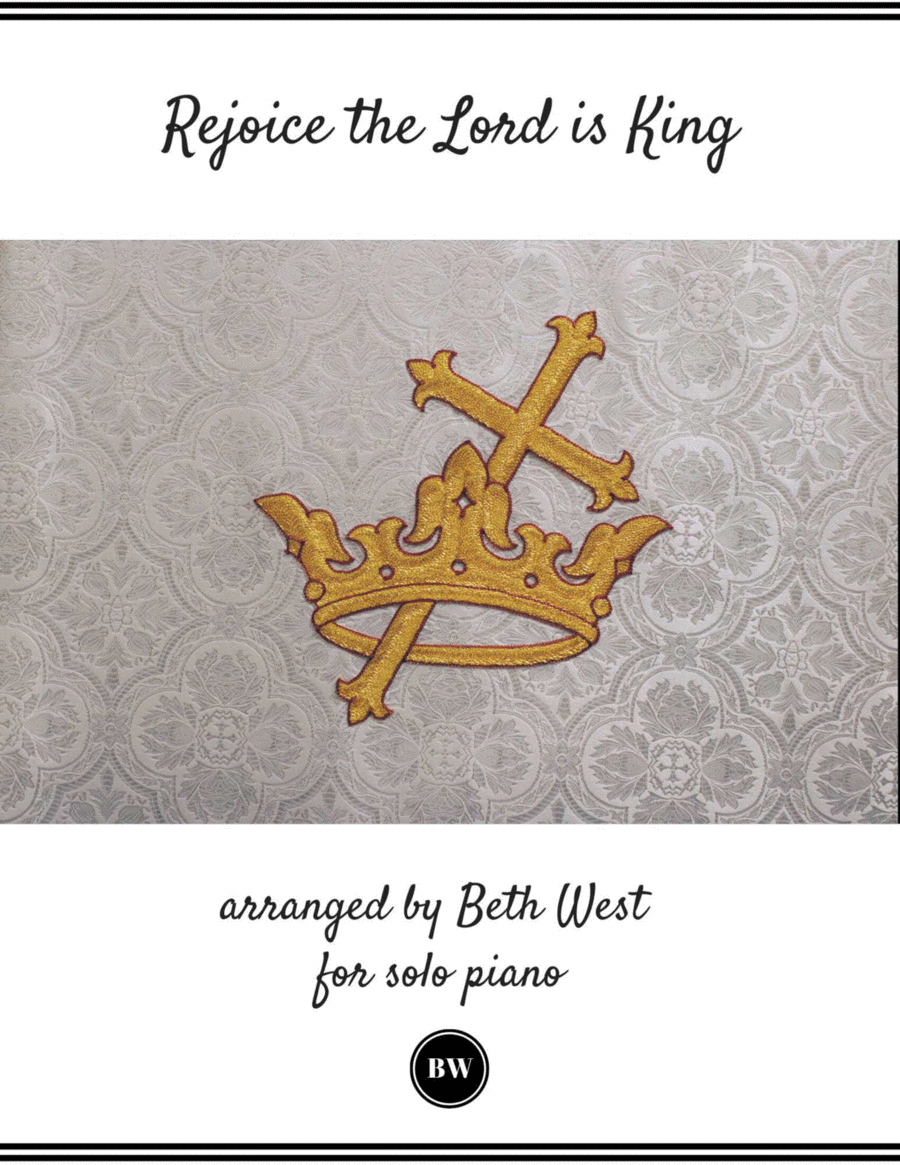 Rejoice the Lord is King Rejoice the Lord is King Piano Solo scores gallery preview page 1