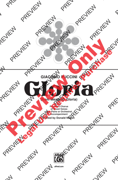 Gloria (from Messa di Gloria)