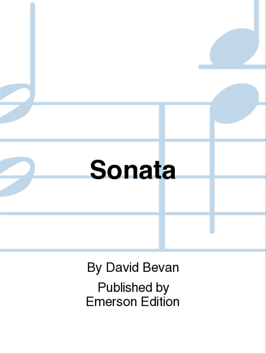 Sonata B-Flat Clarinet scores gallery preview page 1
