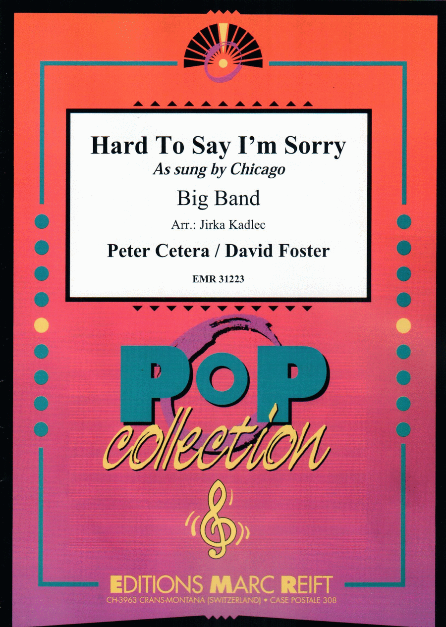Hard To Say I'm Sorry Big Band scores gallery preview page 1