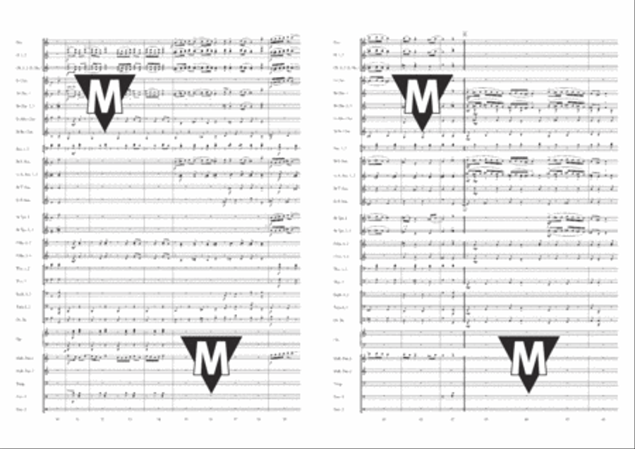 Romanian Dances II - Suite Concert Band scores gallery preview page 32