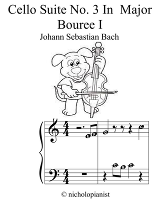 Cello Suite No. 3 in C major Bouree I