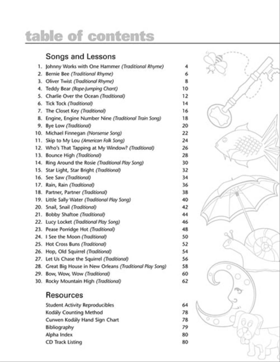 Kodaly in the Classroom – Primary (Set I) Choir scores gallery preview page 2