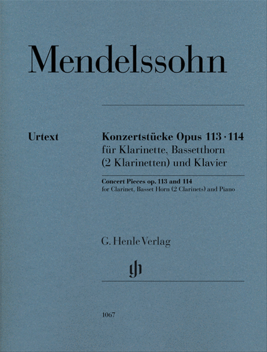 Concert Pieces Op. 113 and 114