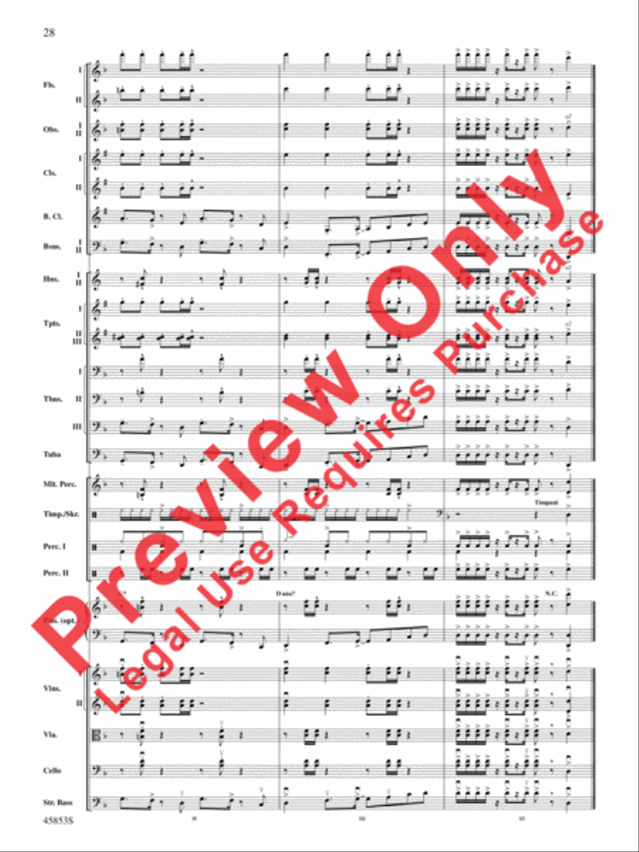 The Best of Bruno Mars Full Orchestra scores gallery preview page 28