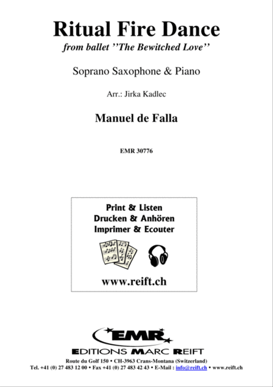 Ritual Fire Dance Ritual Fire Dance Soprano Saxophone scores gallery preview page 1