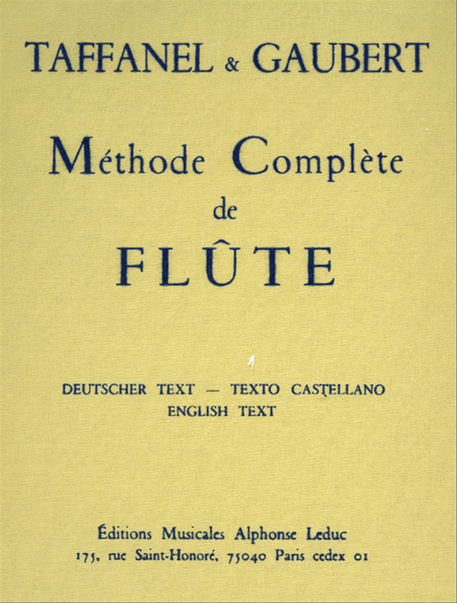 Méthode Complete de Flute Flute scores gallery preview page 1