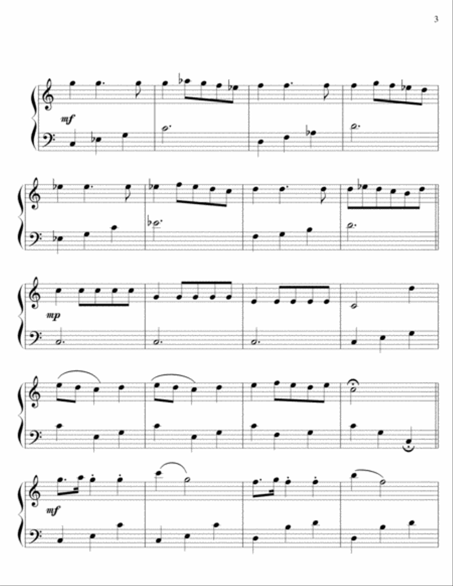 Duncombe's Minuet-piano solo Piano Method scores gallery preview page 3