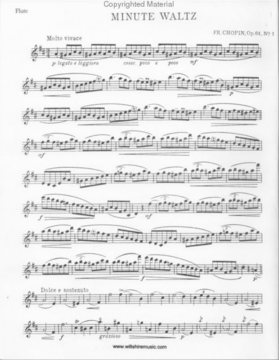 Muinute Waltz Flute Solo scores gallery preview page 2