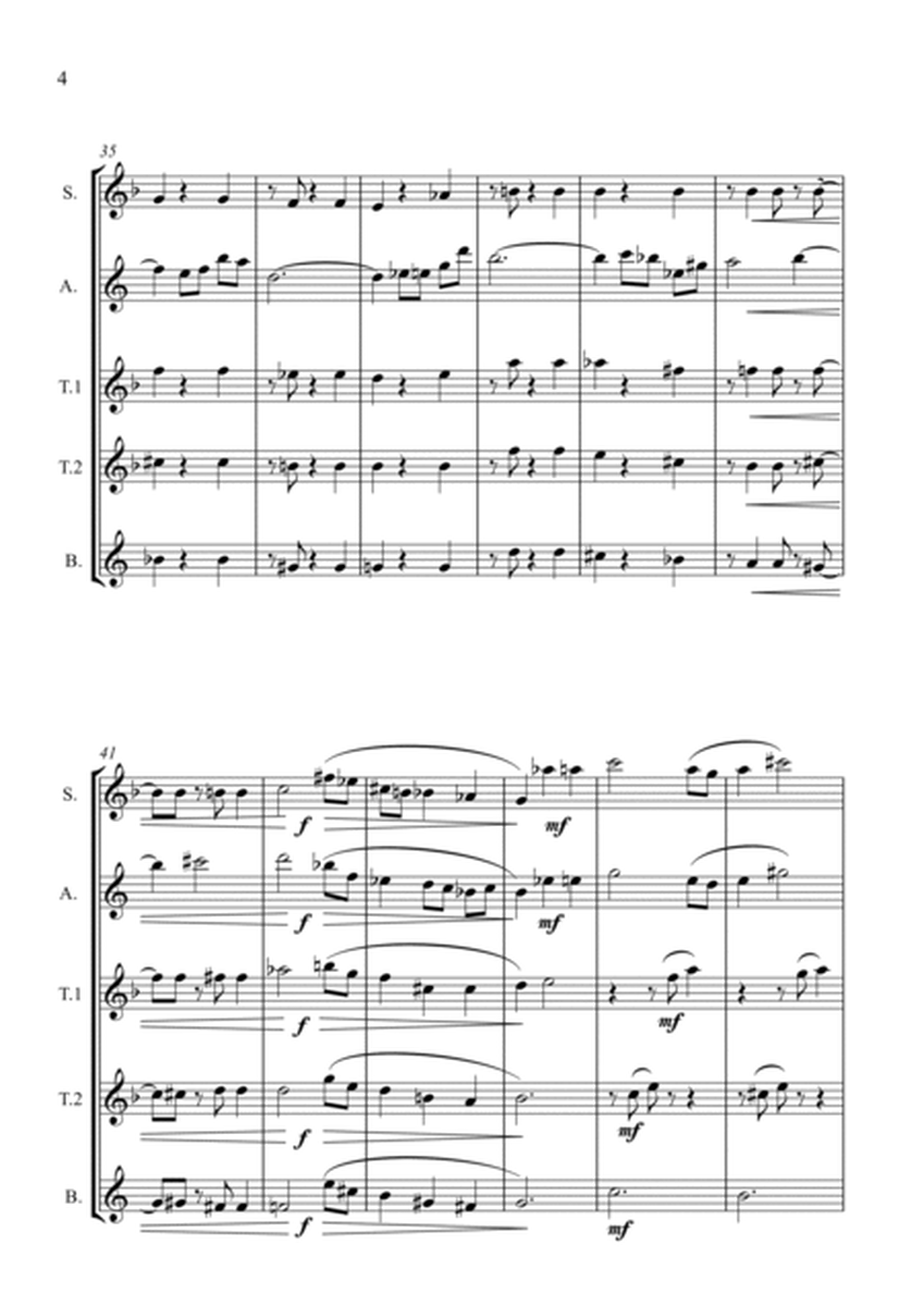 The Waltzer - Saxophone Quintet (SATTB) image number null