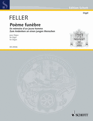 Book cover for Poème funèbre