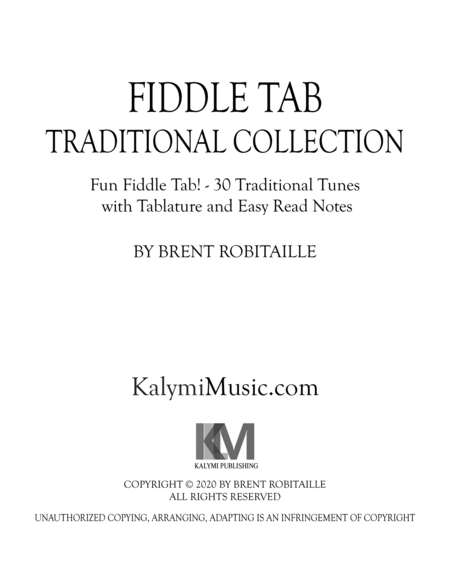 Fiddle Tab - Traditional Collection - Complete Books 1, 2 & 3