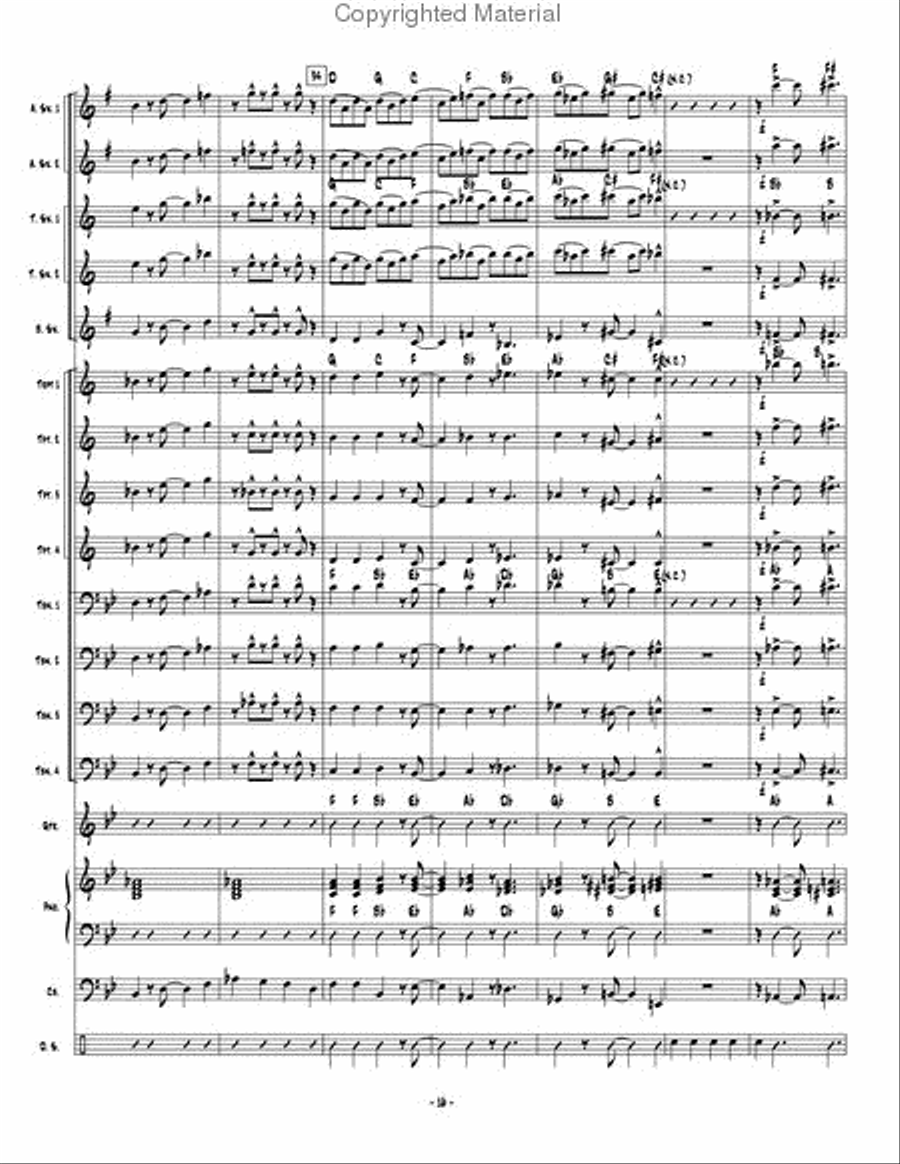 Eggs St. Jack Jazz Ensemble scores gallery preview page 17