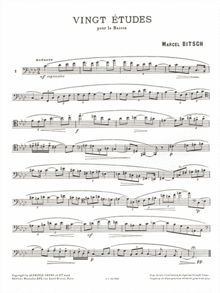 Twenty Studies (bassoon)