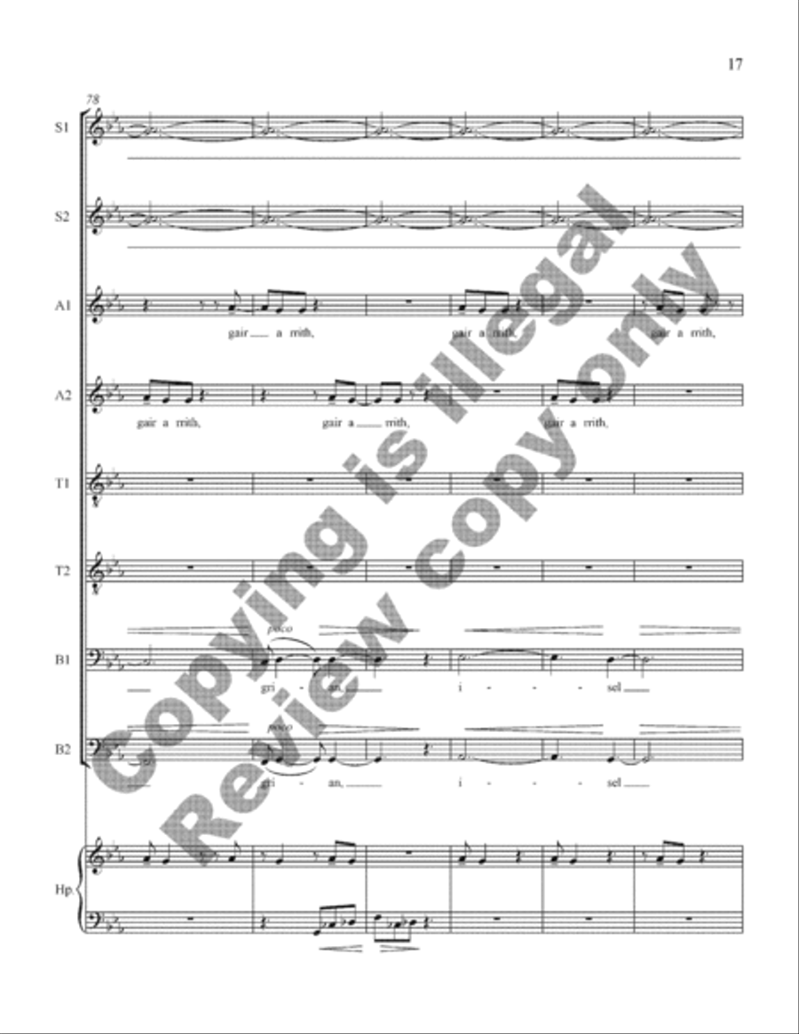 Scel lem duib SSAATTBB scores gallery preview page 17