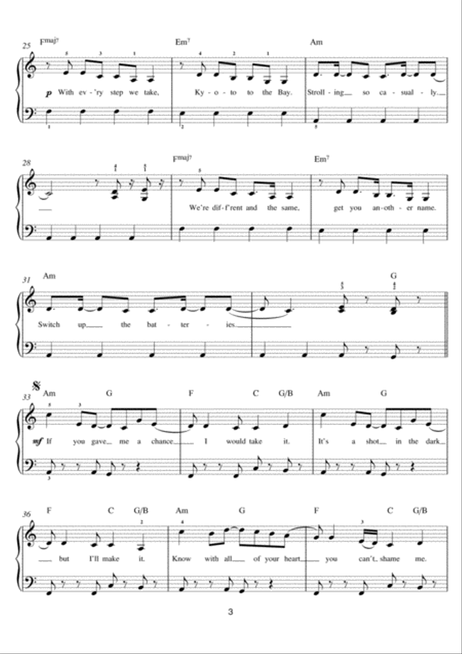 Rather Be Rather Be Easy Piano scores gallery preview page 3