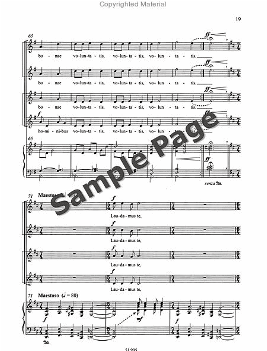 Missa Brevis Missa Brevis SSAA scores gallery preview page 20
