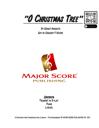 O Christmas Tree - Trumpet (Bb) & Piano - F Major