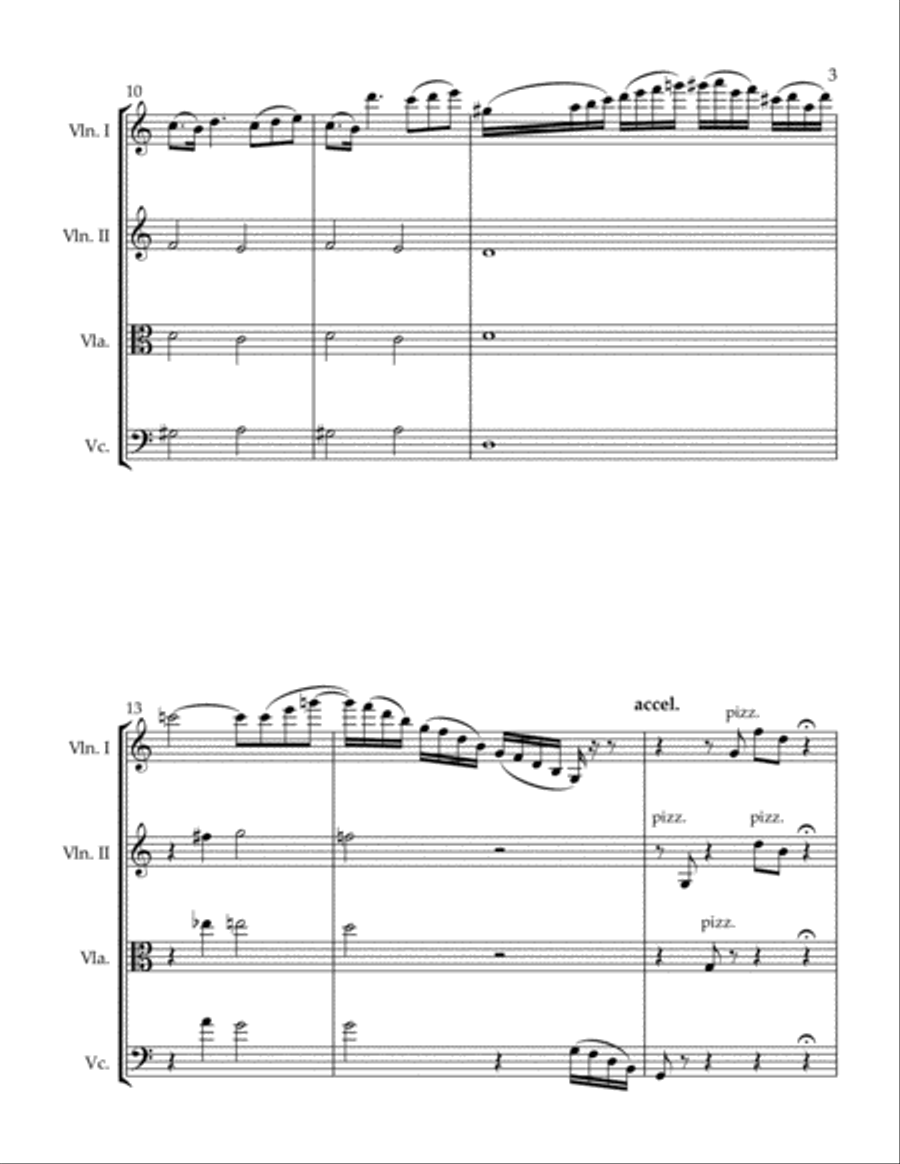 Duos Concertans Op. 10 #1 Movement 3 Flute Duet scores gallery preview page 3