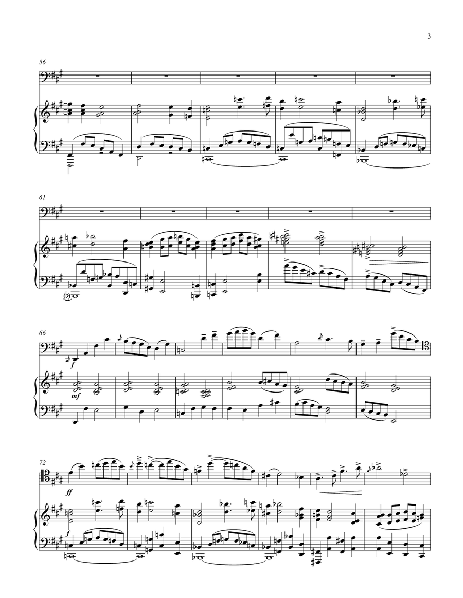 Fantasy for Cello and Piano Chamber Music scores gallery preview page 6