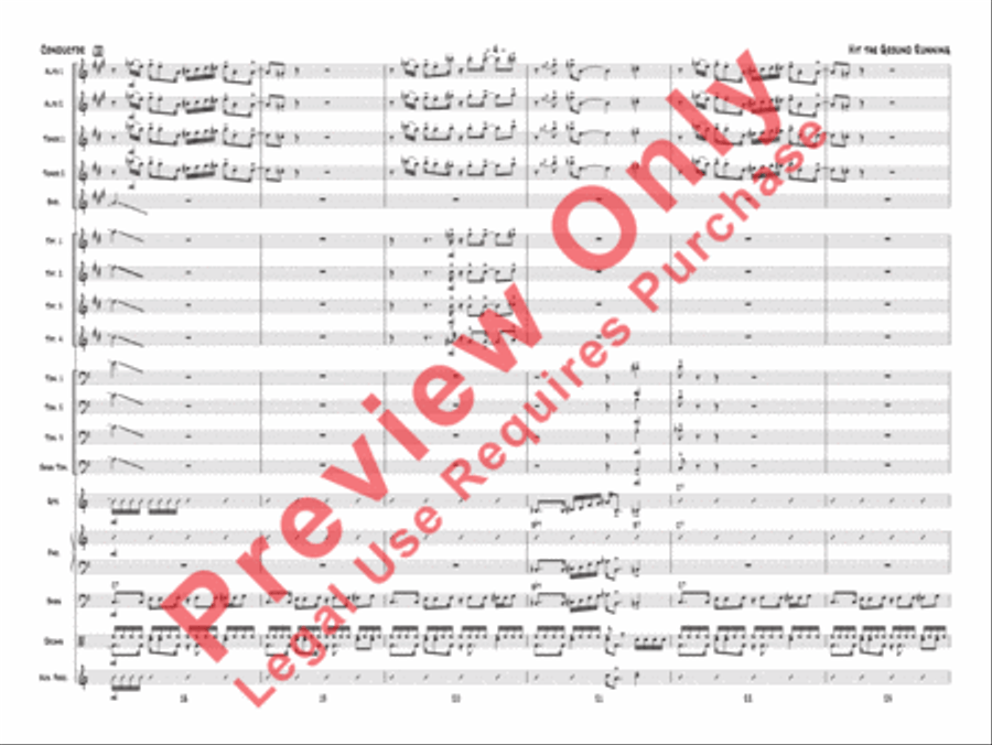 Hit the Ground Running Jazz Ensemble scores gallery preview page 7