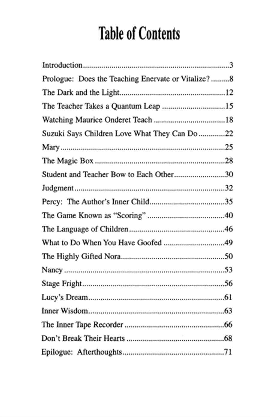 What the Students Taught the Teacher Collection / Songbook scores gallery preview page 10