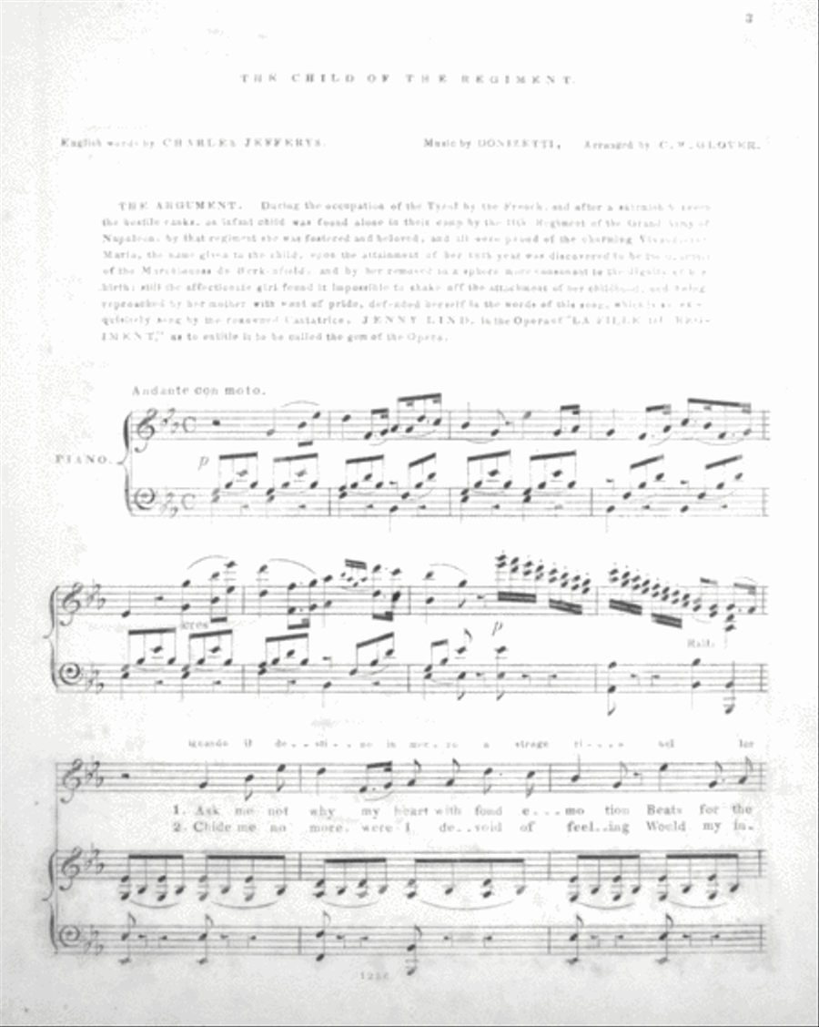 Child of the Regiment Voice scores gallery preview page 2