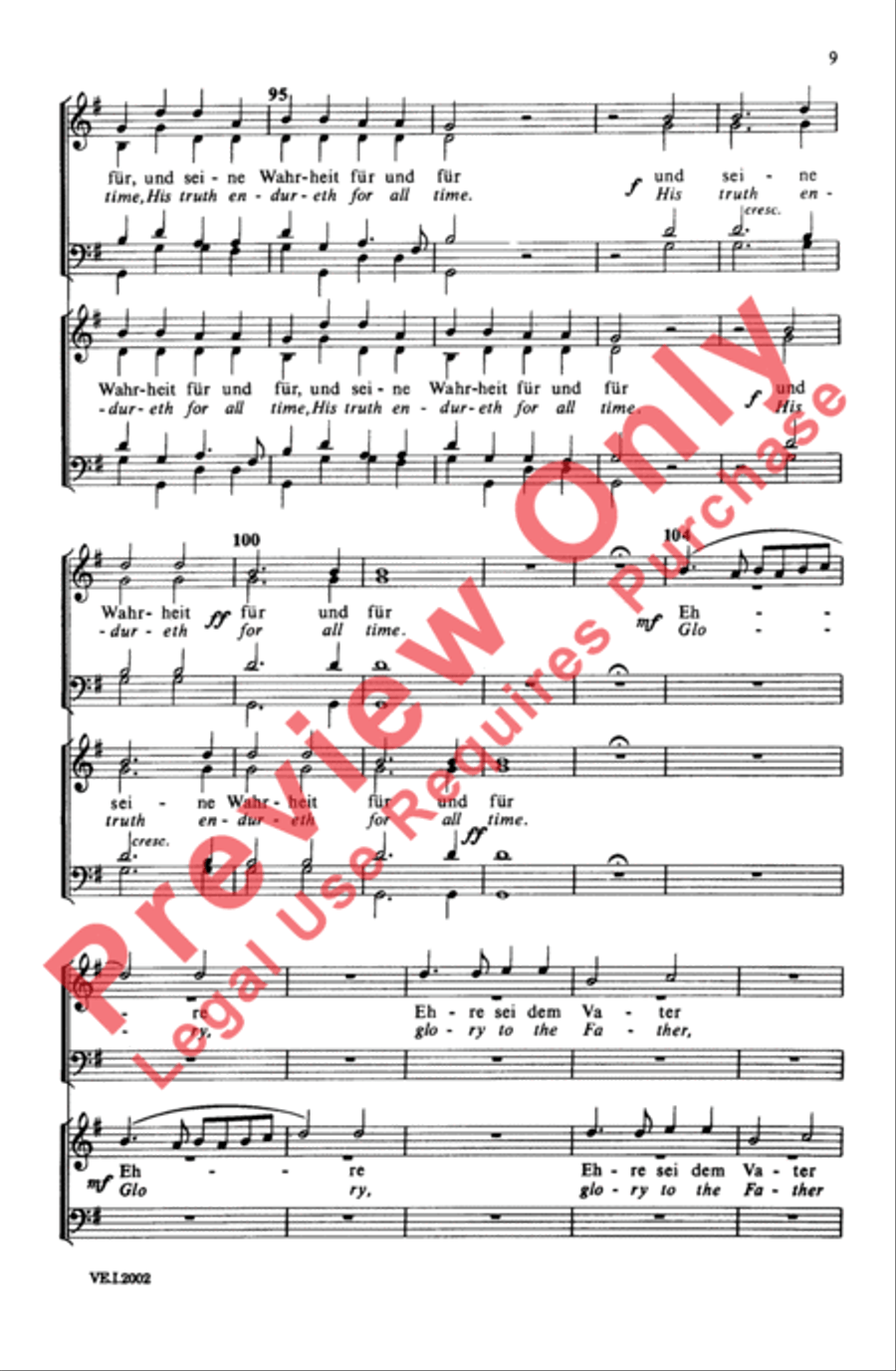 Psalm 100 4-Part scores gallery preview page 10