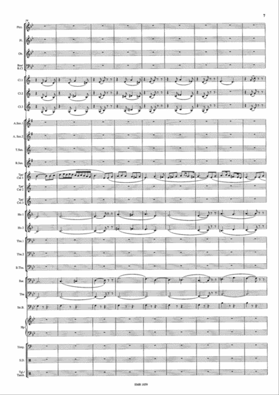 Scheherazade Concert Band scores gallery preview page 8