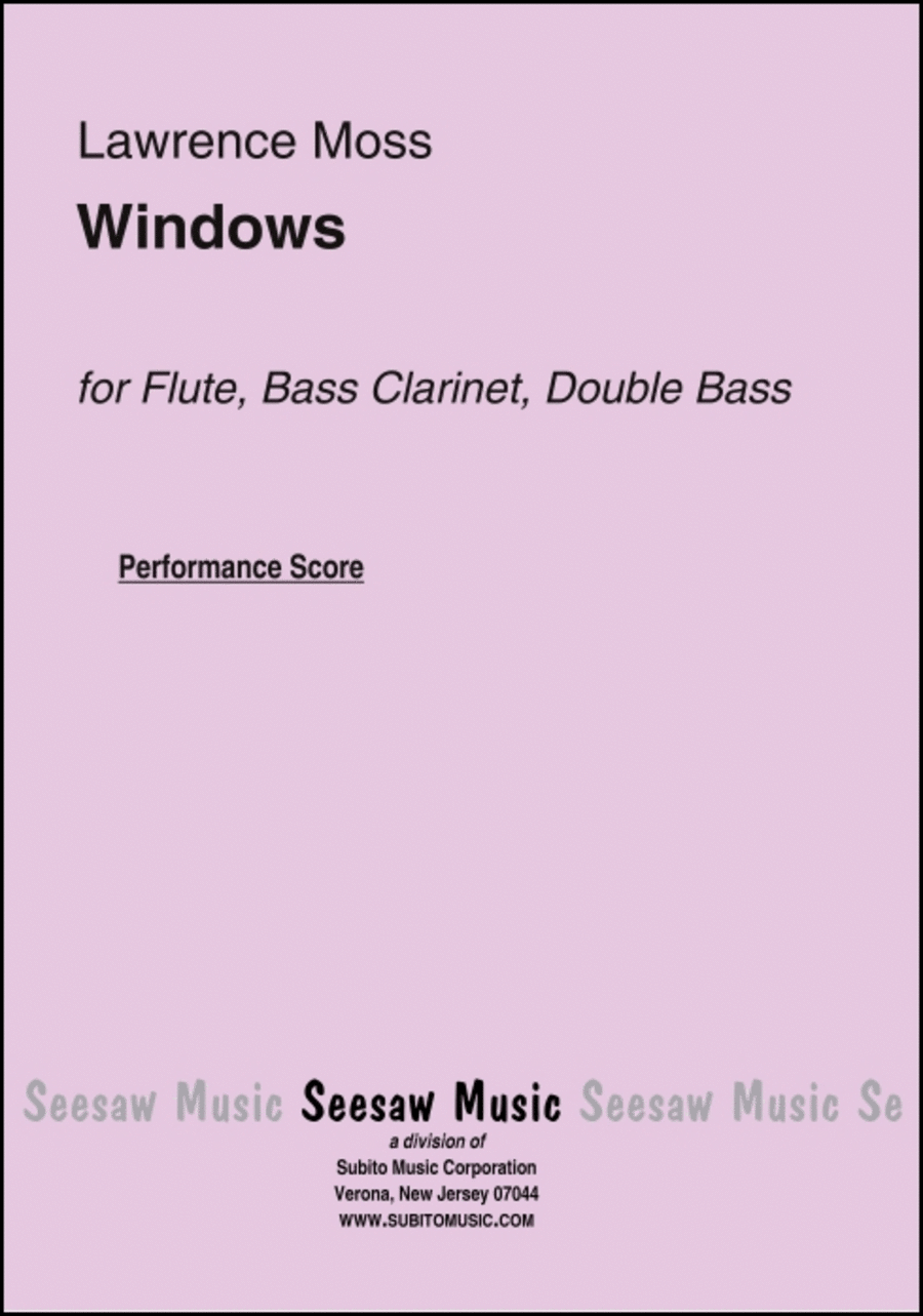Windows Bass Clarinet scores gallery preview page 1