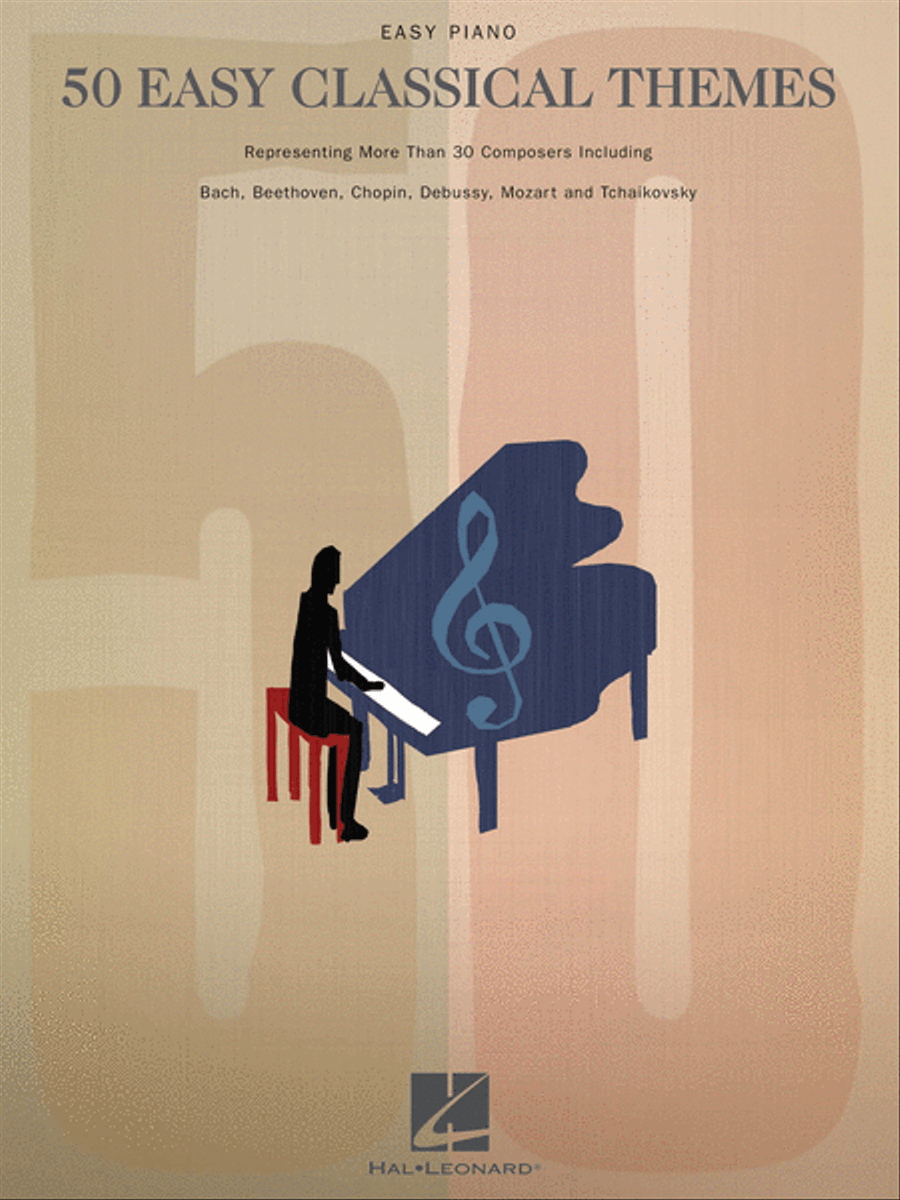 50 Easy Classical Themes Easy Piano scores gallery preview page 1