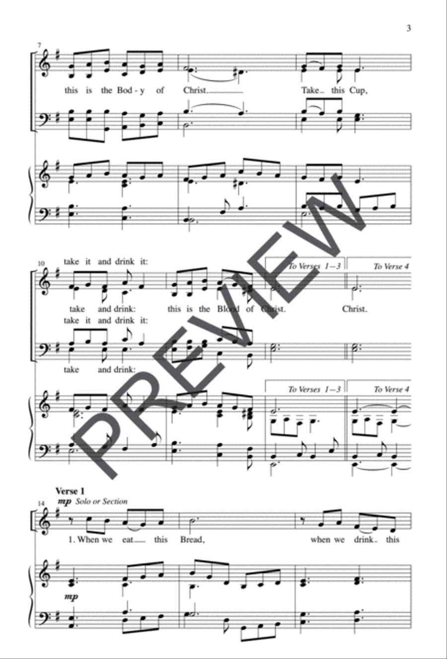 Take This Bread Take This Bread 4-Part scores gallery preview page 3