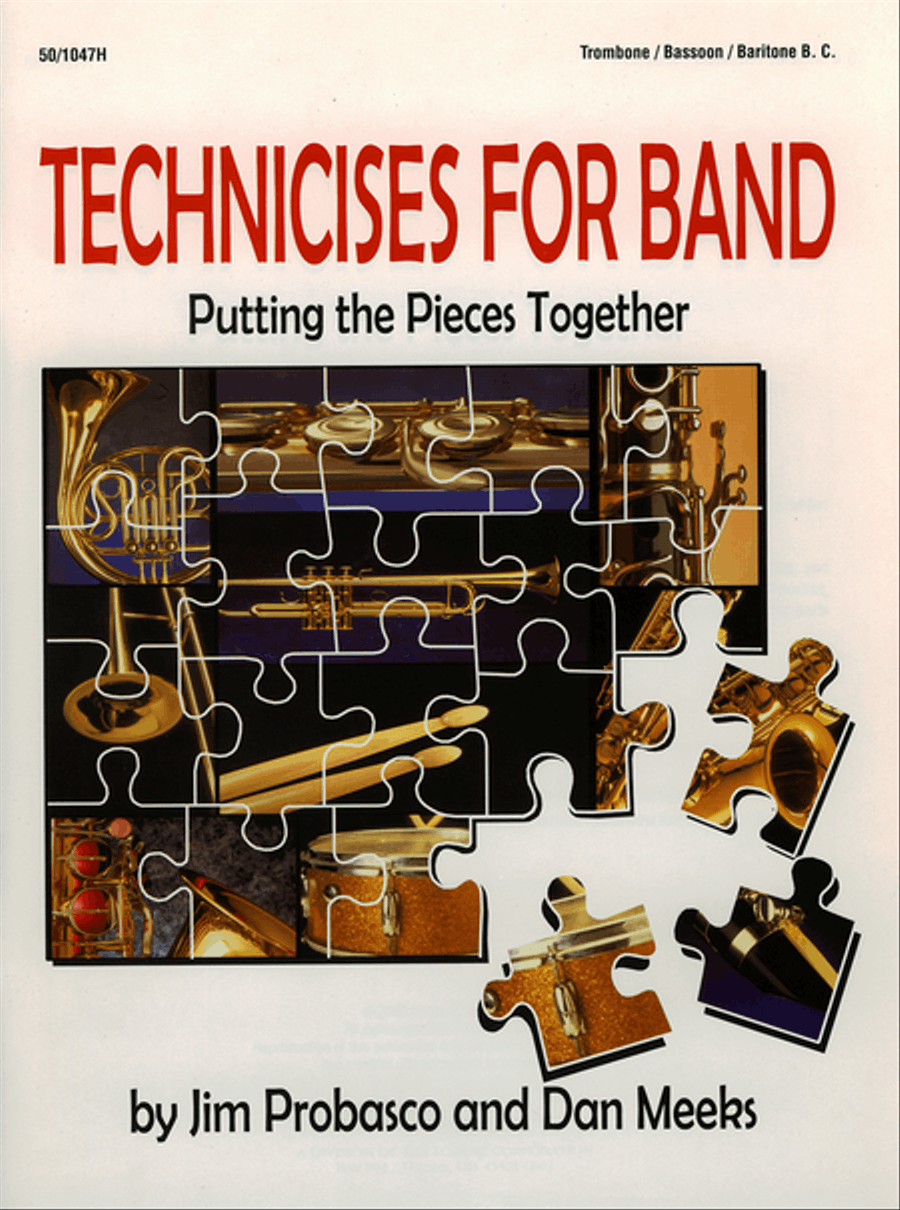 Technicises For Band Trombone/Bassoon/Bari BC Bassoon scores gallery preview page 1