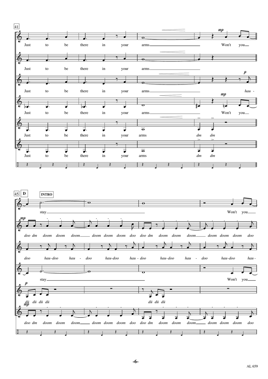 Can't Get You Out Of My Head SSAA scores gallery preview page 6