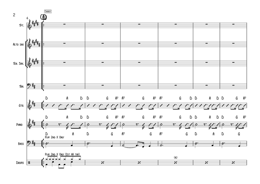 Give A Little Bit Large Ensemble scores gallery preview page 2