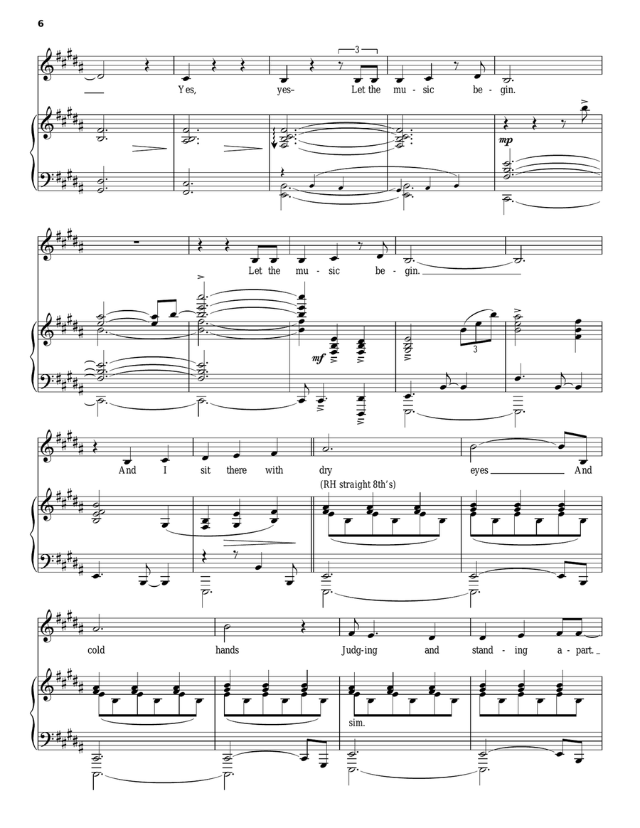 Music Of Heaven (from Wearing Someone Else's Clothes) Piano, Vocal scores gallery preview page 6