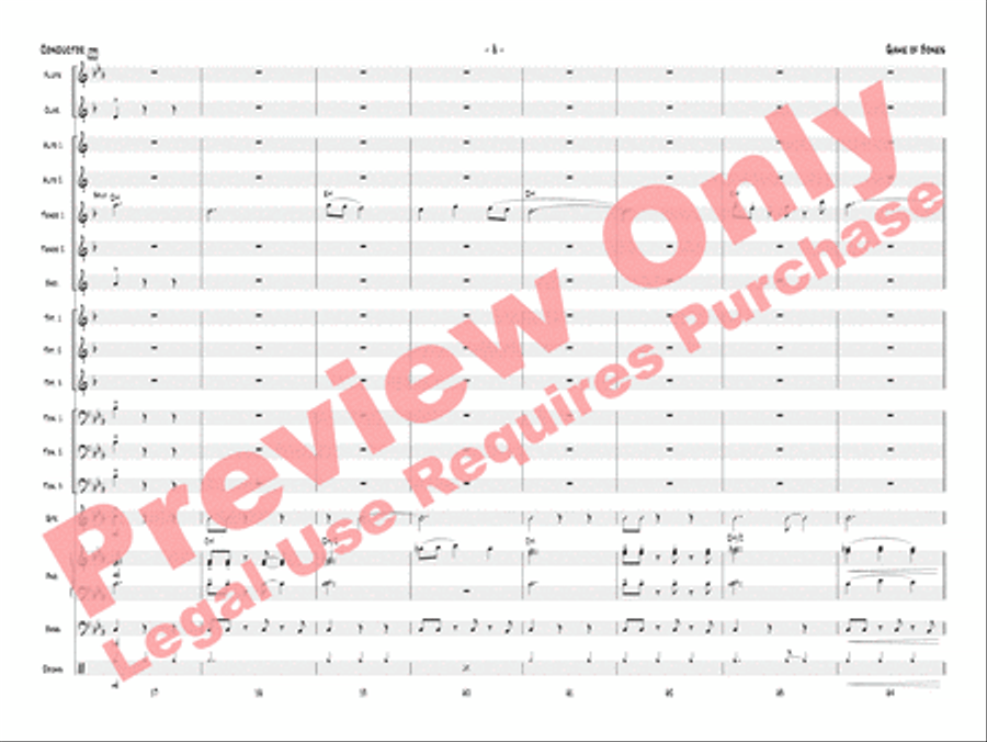 Game of Bones Game of Bones Jazz Ensemble scores gallery preview page 11