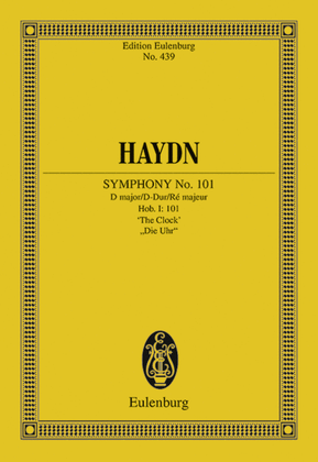 Book cover for Symphony No. 101 in D Major, Hob.I:101 "The Clock"