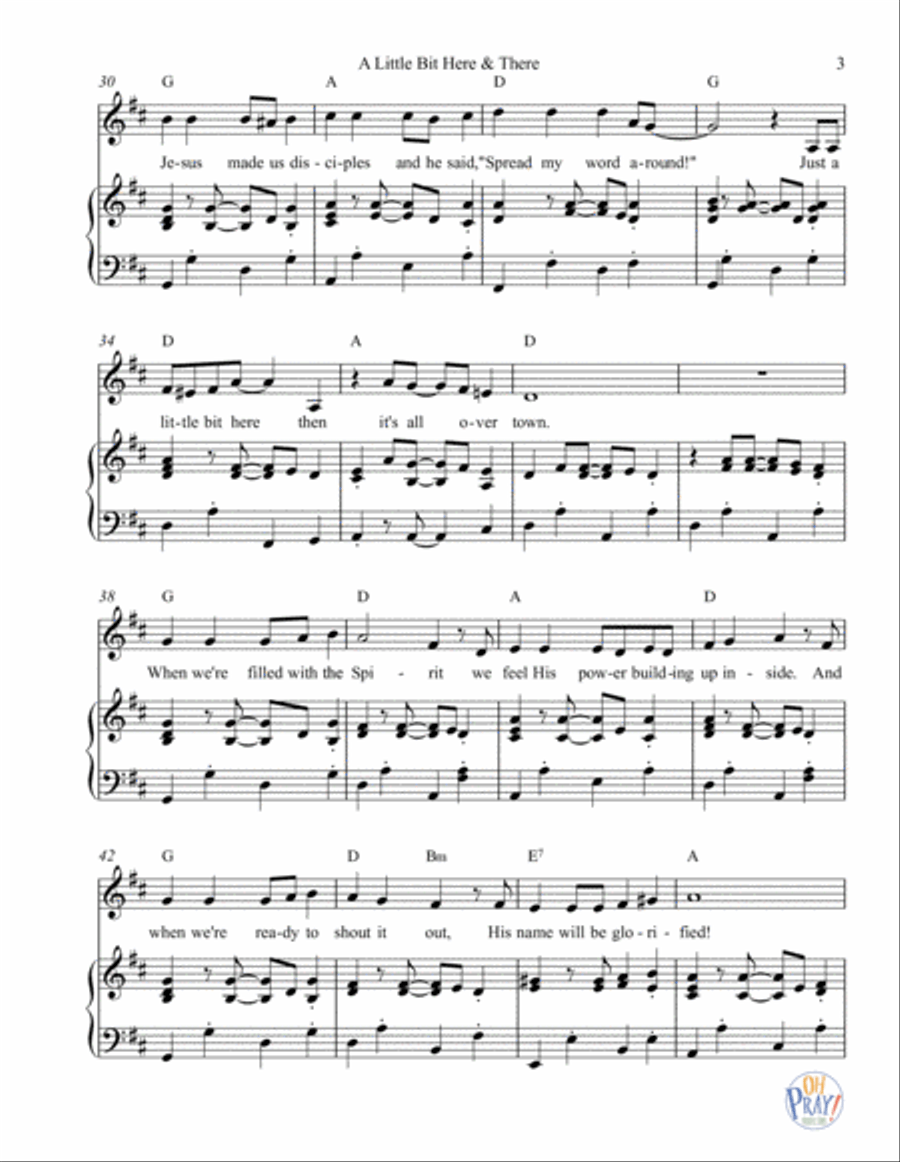 A Little Bit Here & There Voice scores gallery preview page 4