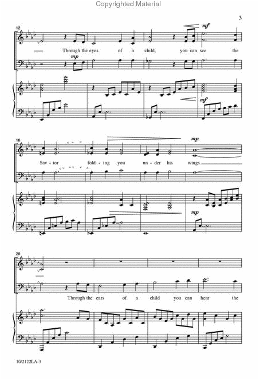 Come as a Child 4-Part scores gallery preview page 3