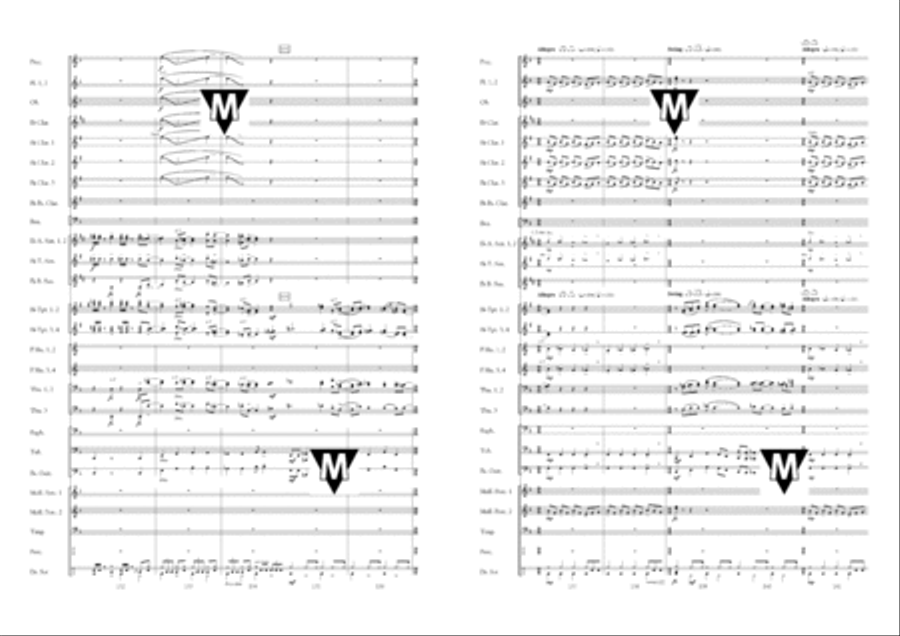 Blue Rondo a la Turk Concert Band scores gallery preview page 14