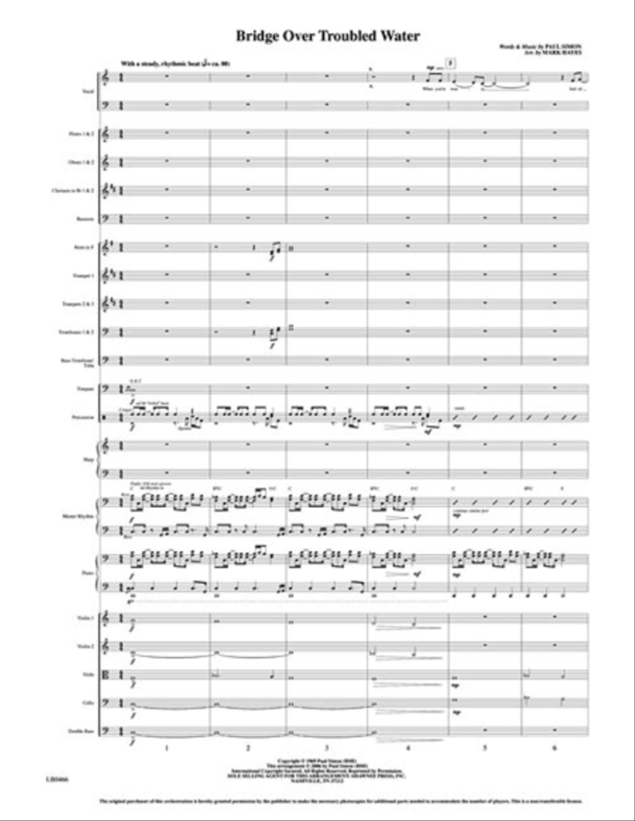 <br>Sheet music extract