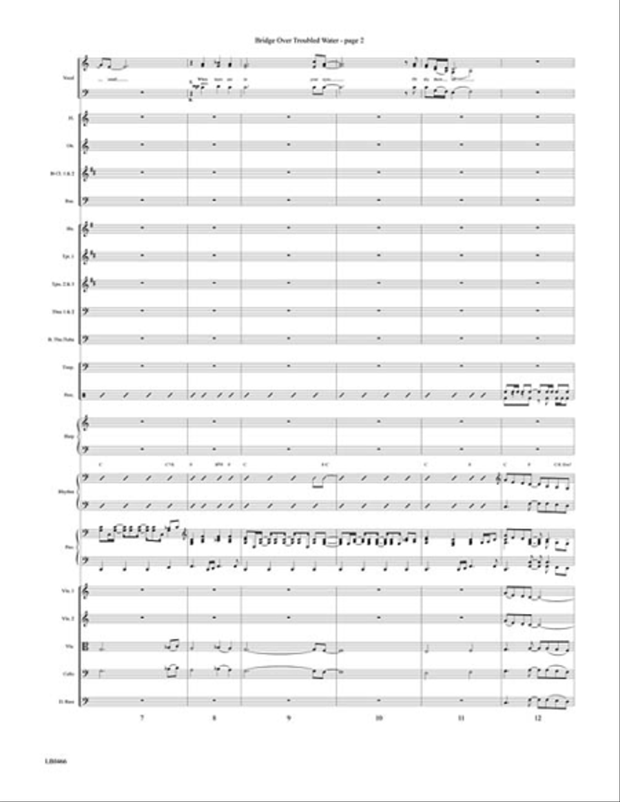 <br>Sheet music extract