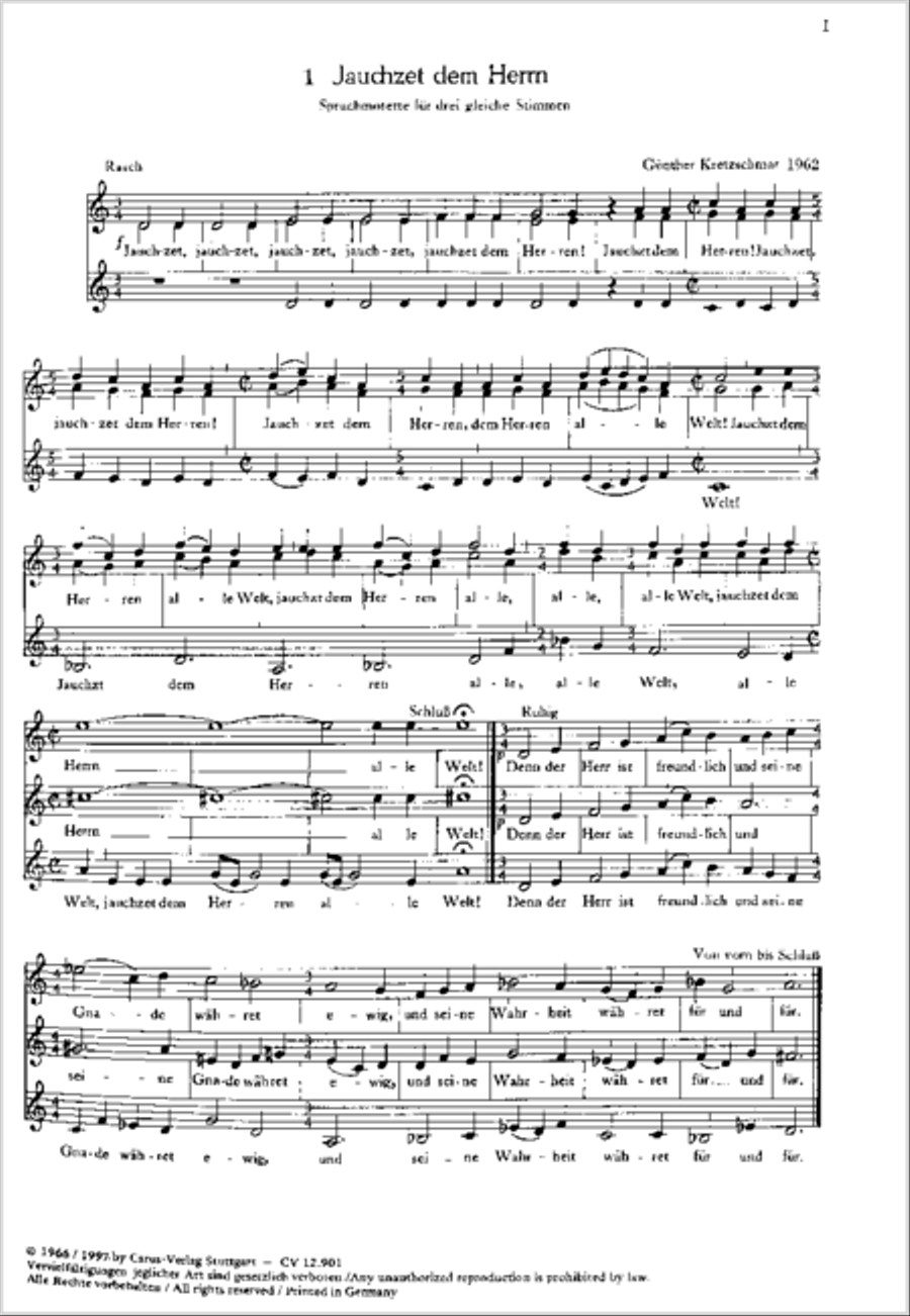 Musik fur Gottesdienst, Spiel und Fest Choir scores gallery preview page 2