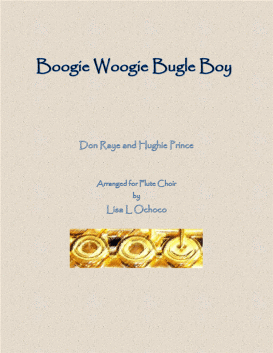 Boogie Woogie Bugle Boy Flute Choir scores gallery preview page 1