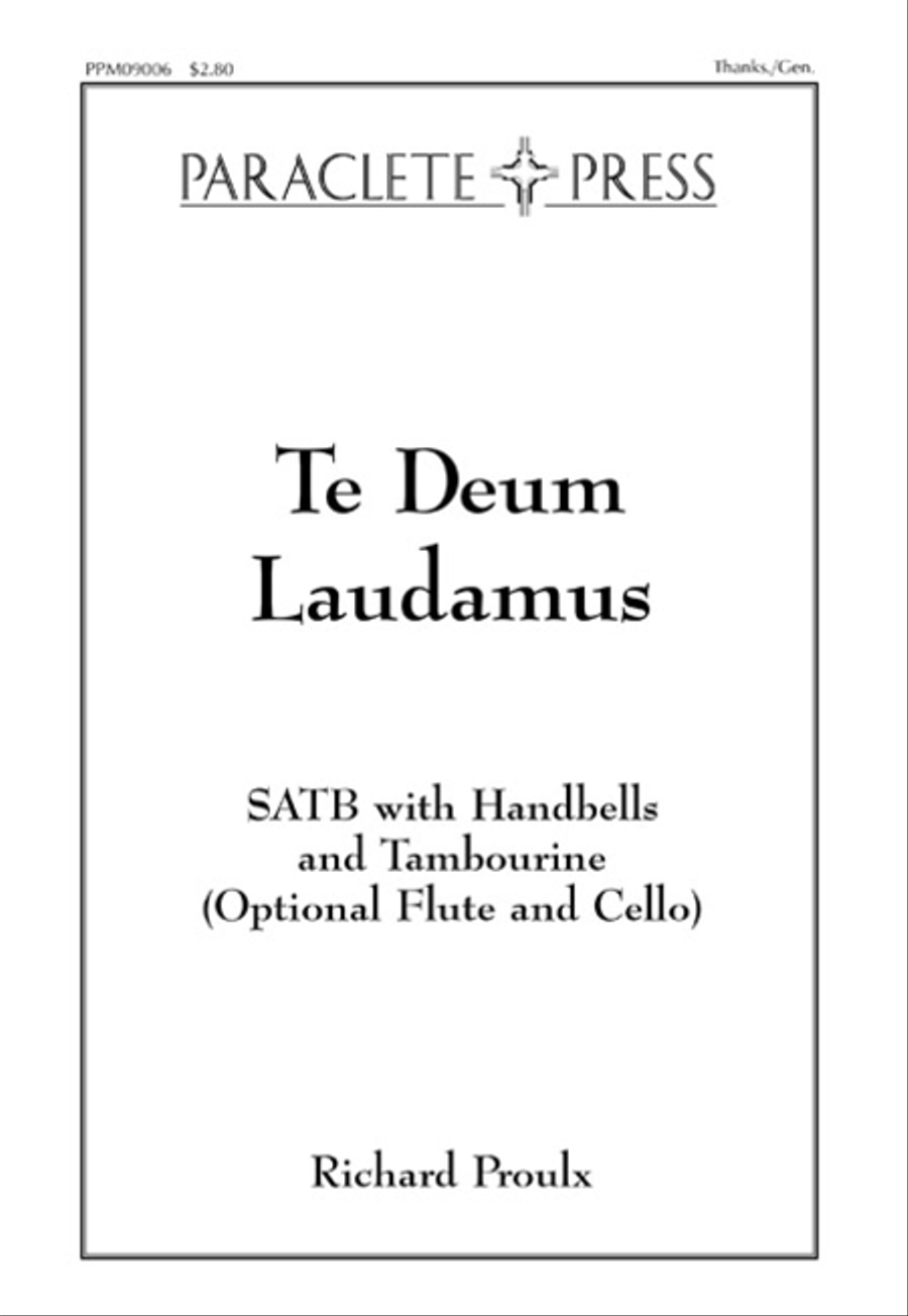 Te Deum Laudamus - Flute Part Choir scores gallery preview page 1