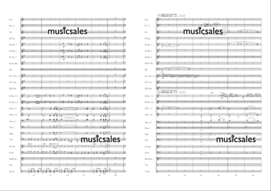 Abba Magic! Concert Band scores gallery preview page 17