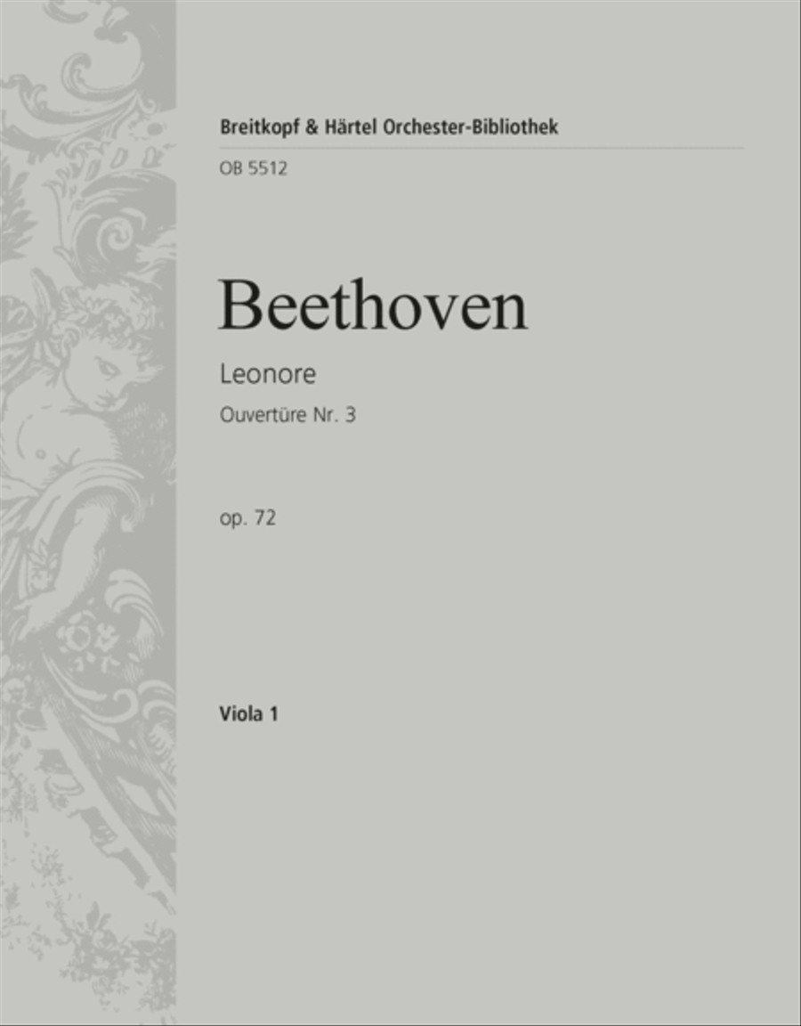 Leonore Op. 72 by Ludwig van Beethoven Orchestra - Sheet Music
