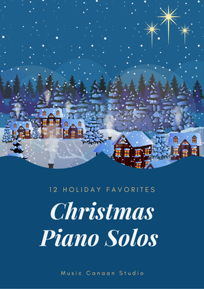 Book cover for Christmas Piano Solos